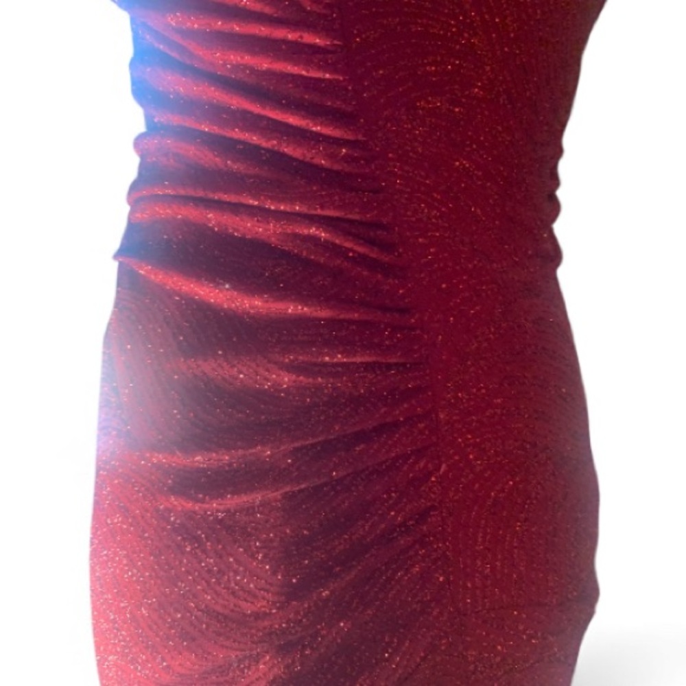 Windsor gown. Size Small 5 Stunning red glitter gown full-length evening dress - Picture 4 of 9